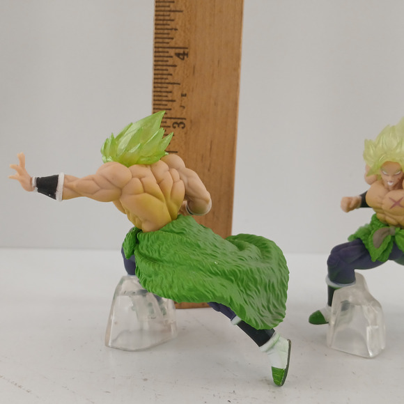 Dragon Ball Super Broly Mini Figures Set of 2 w/ Stands Anime Collectibles - Picture 6 of 8